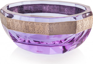 10606283 Moser Чаша 23см "Цветы" Хрусталь бессвинцовый