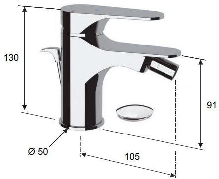 Remer Rubinetterie Смеситель для биде с регулируемым изливом Class line eco Le 20 lt8 - Вид №2