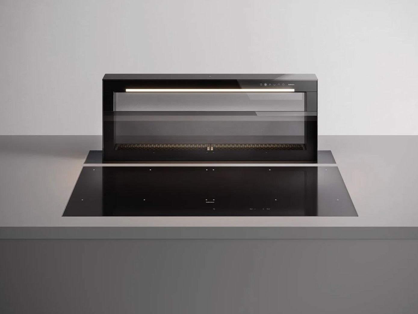 Вытяжка из алюминия и стекла Falmec дизайн ARCH-00044738