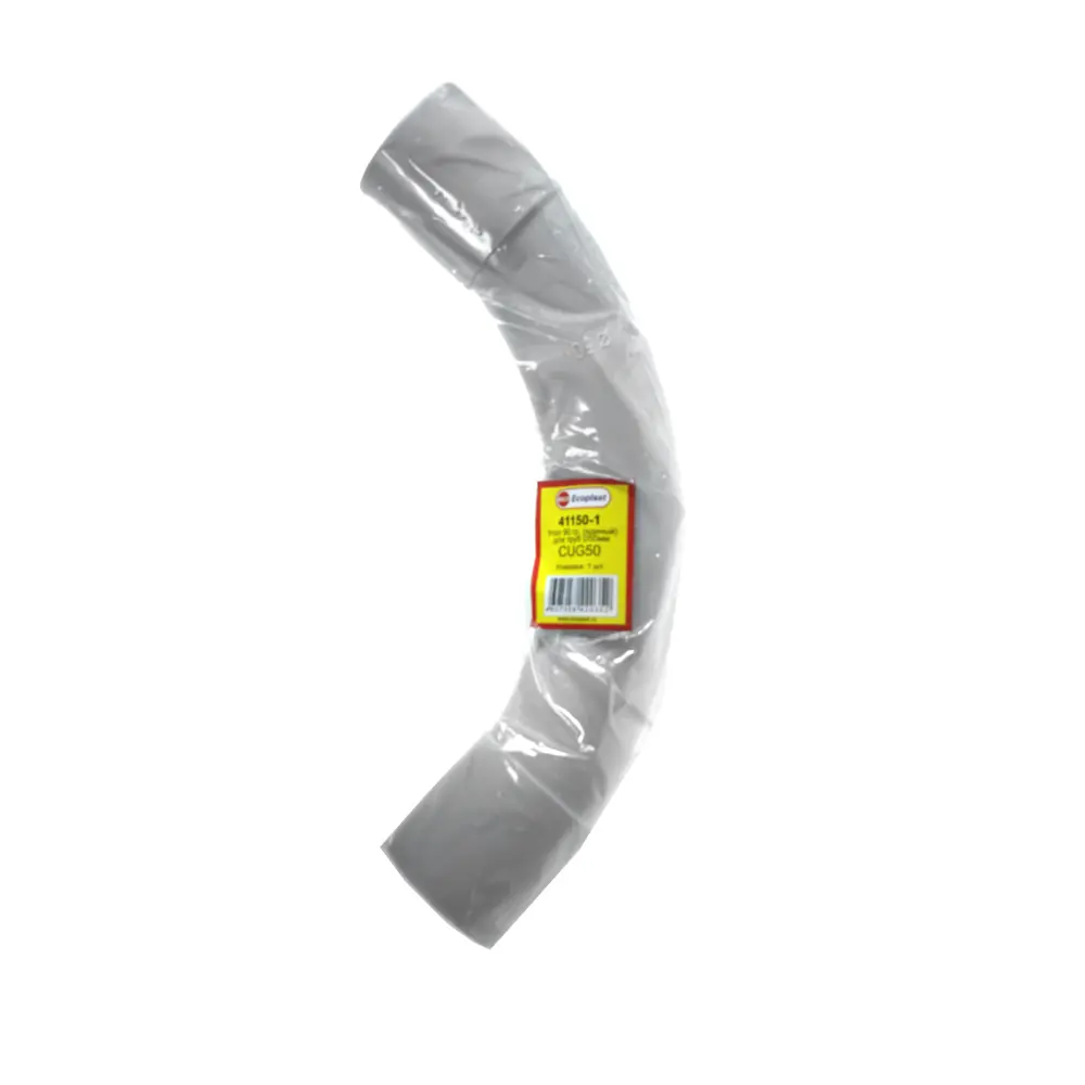 Угол для труб 90 градусов Экопласт D50 мм единый STLM-2146676 - Вид №1