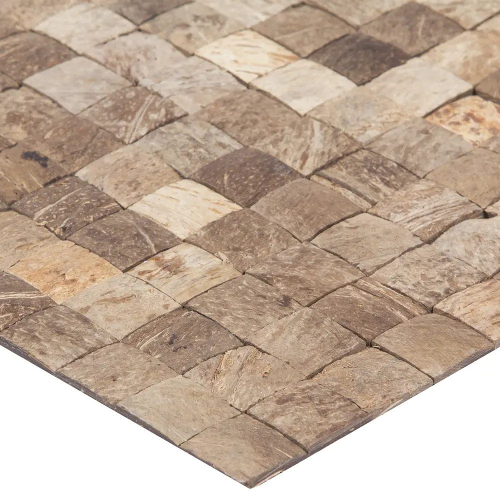 Мозаика Artens, 30х30 см, кокосовая скорлупа, цвет коричневый STLM-2143313 - Вид №2