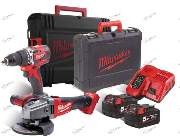 MILWAUKEE Комплект дрели и шлифовального станка sun-id-1465586