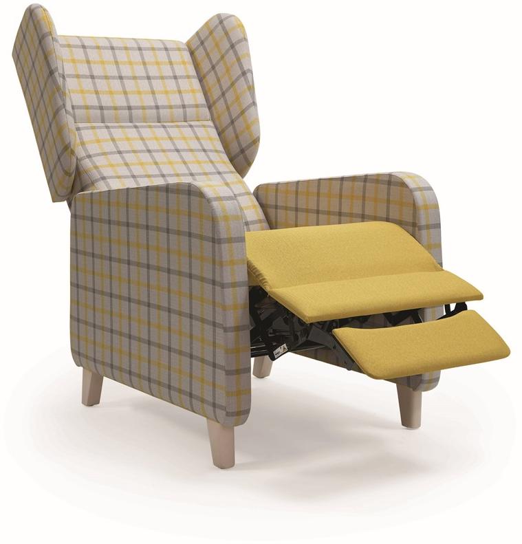 Fenabel Кресло Recliner из ткани с подлокотниками Sagres Mp.03z1 - Вид №1