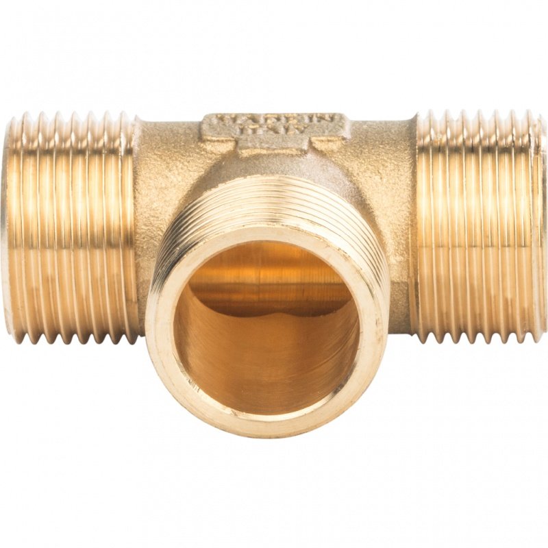 Тройник НР 3/4" латунь STOUT SFT0017343434 - Вид №2