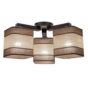 Потолочная люстра TK Lighting 1929 Nadia 3 TK LIGHTING NADIA 183886 Коричневый