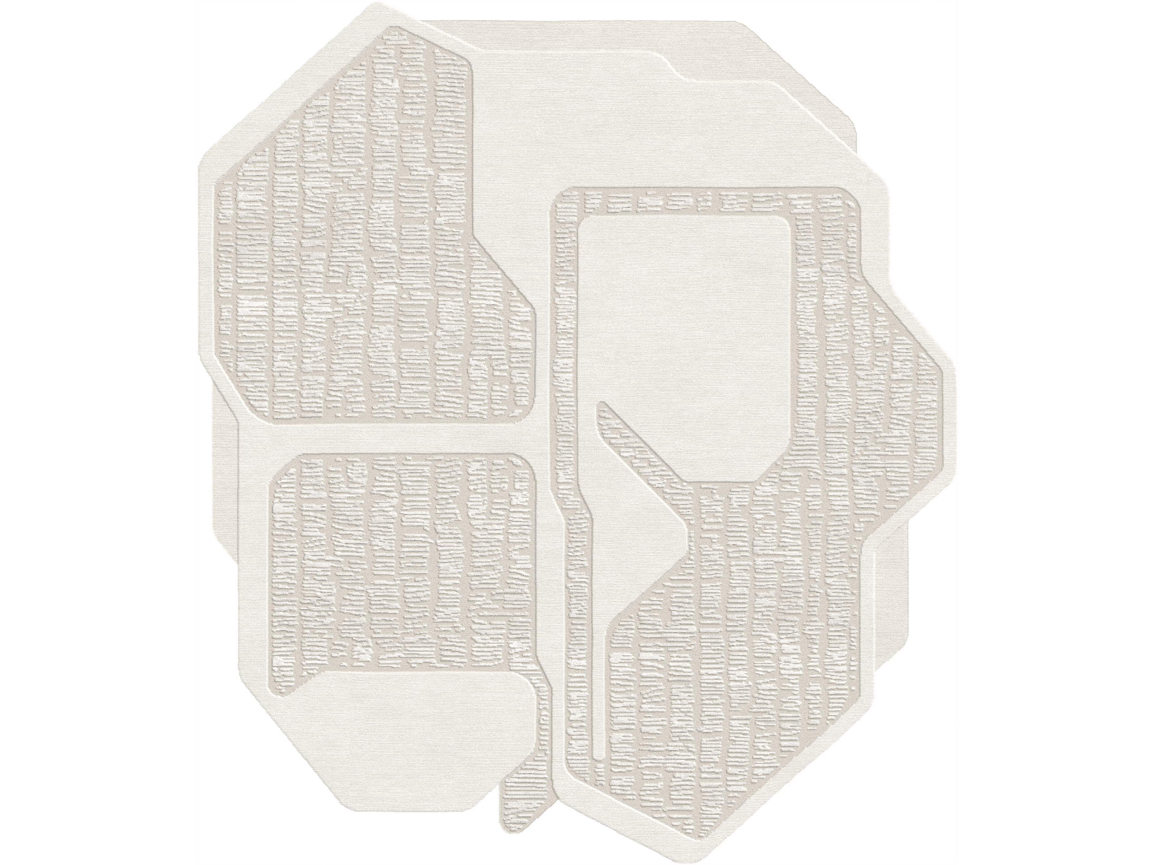 Бамбуковый Шелковый прямоугольный ковер Tapis Rouge пейзаж ARCH-00091704