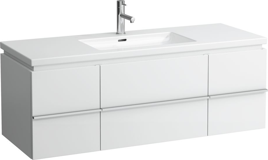 H4013120754631 Шкафчик под раковину, для раковин 816435, 2 выдвижных ящика, 2 дверцы, 2 стеклянные полки LAUFEN PRO - Вид №3