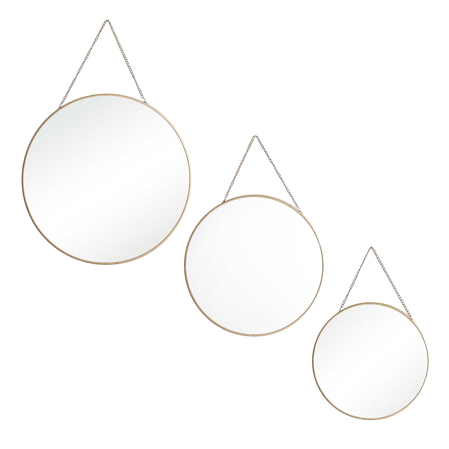 DZ-107-612 ЗЕРКАЛО НАСТЕННОЕ, НАБОР ИЗ 3ШТ TO4ROOMS 