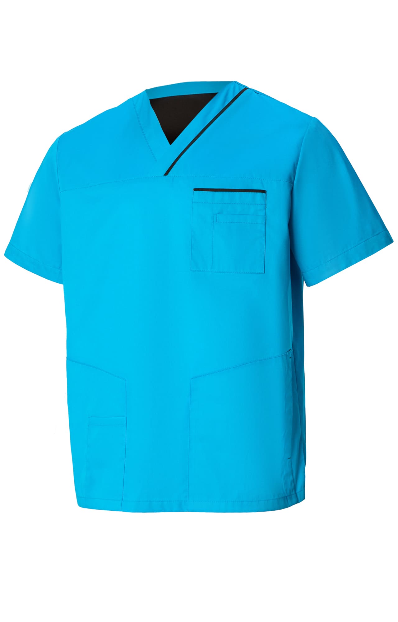 5040187 Куртка ОРИОН мужская бирюза черная  Медицинская одежда  размер 60-62/170-176 Спецодежда 