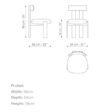 Стул с открытой спинкой BONALDO PI CHAIR ARCH-00146984 - Вид №2