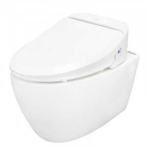 Комплект электронное биде Senspa + Безободковый подвесной унитаз Подвесной унитаз + JK 800