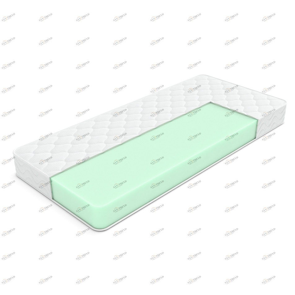 Матрас беспружинный 160х70 см "Уют" БЕЛЬМАРКО  326895 Белый Santreyd 