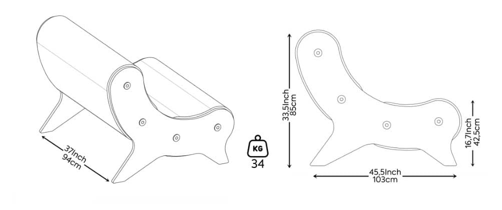 Кресло с подлокотниками KUUMO ARCH-00088029 - Вид №2