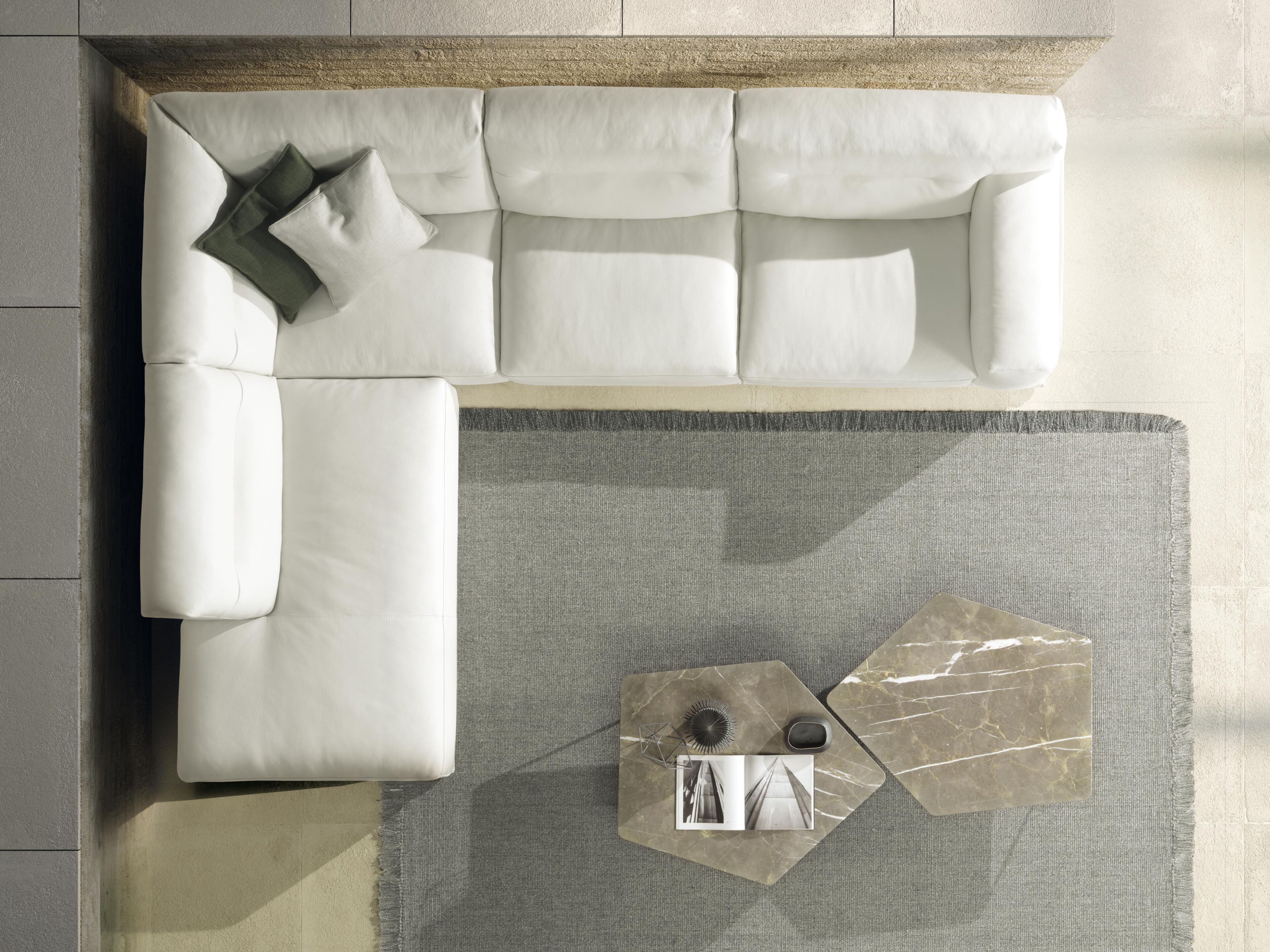 Кожаный угловой диван Natuzzi Italia Dorian ARCH-00052311 - Вид №3