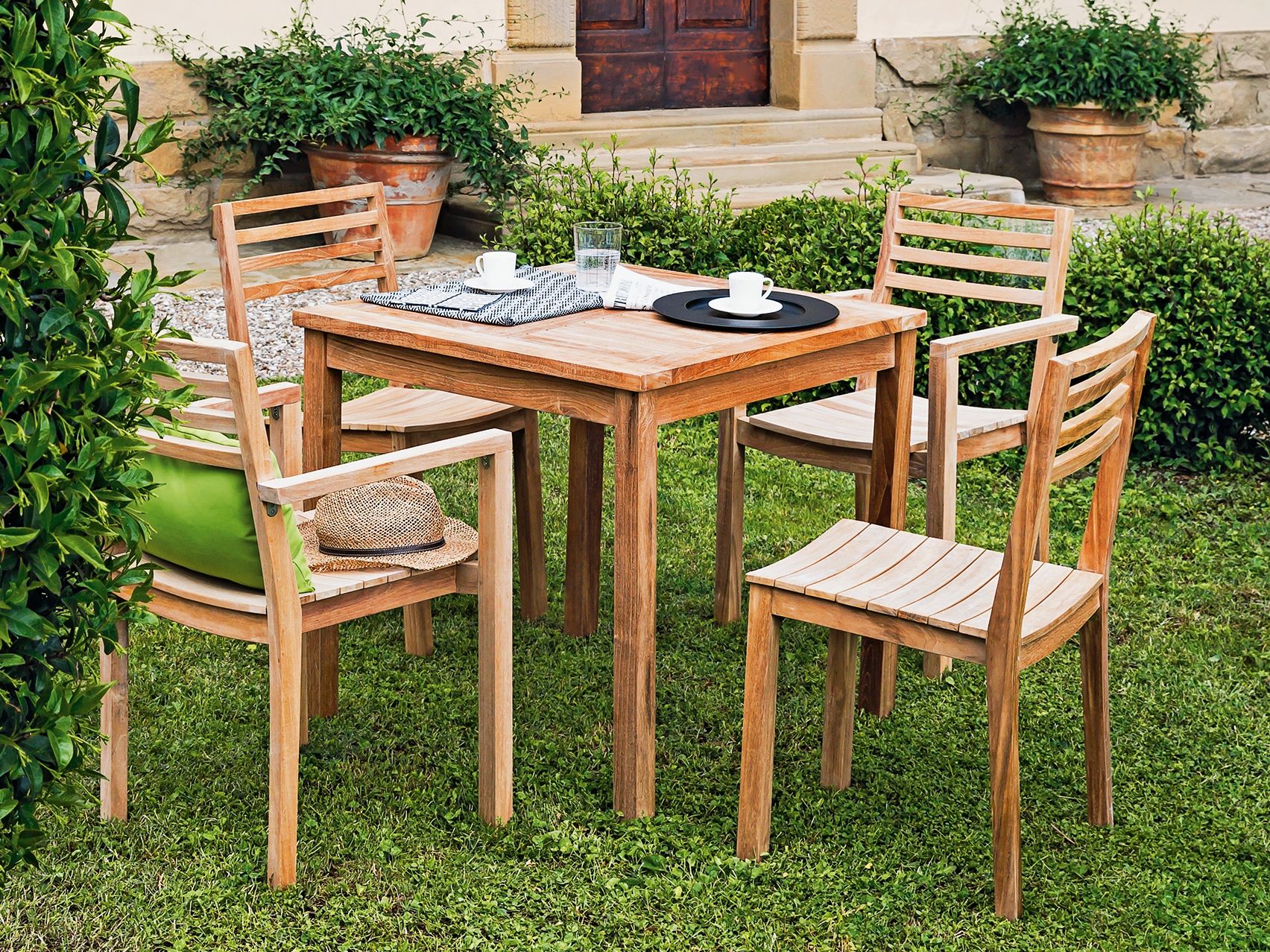 Садовый стул с подлокотниками Il Giardino di Legno ARCH-00066285 - Вид №3