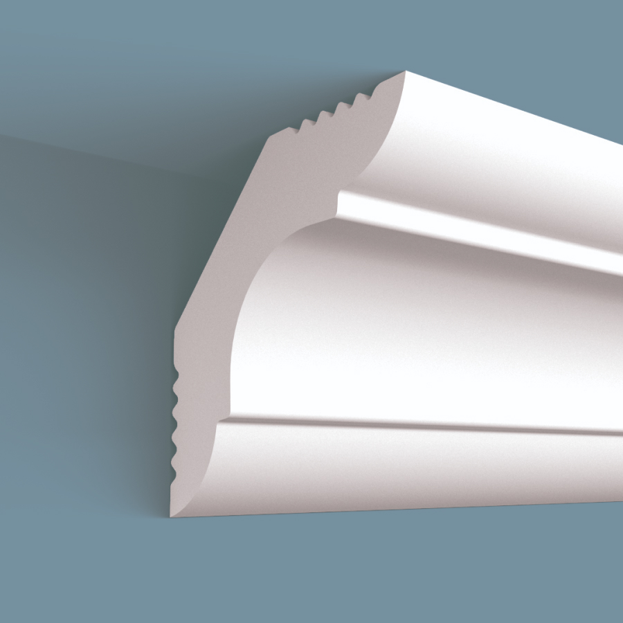 Плинтус потолочный Плинтэкс E 40/40 (100 шт) STSR-2062