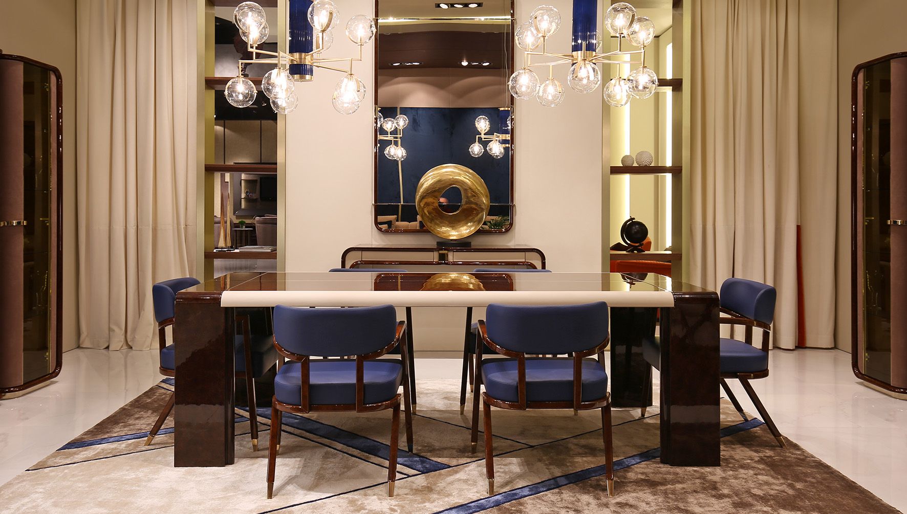 Ковер ручной работы с геометрическим рисунком Turri ARCH-00071227