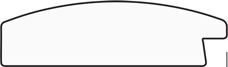 BY 7074 Зеркало в багетной раме - орех 65 mm EVOFORM Octagon - Вид №4