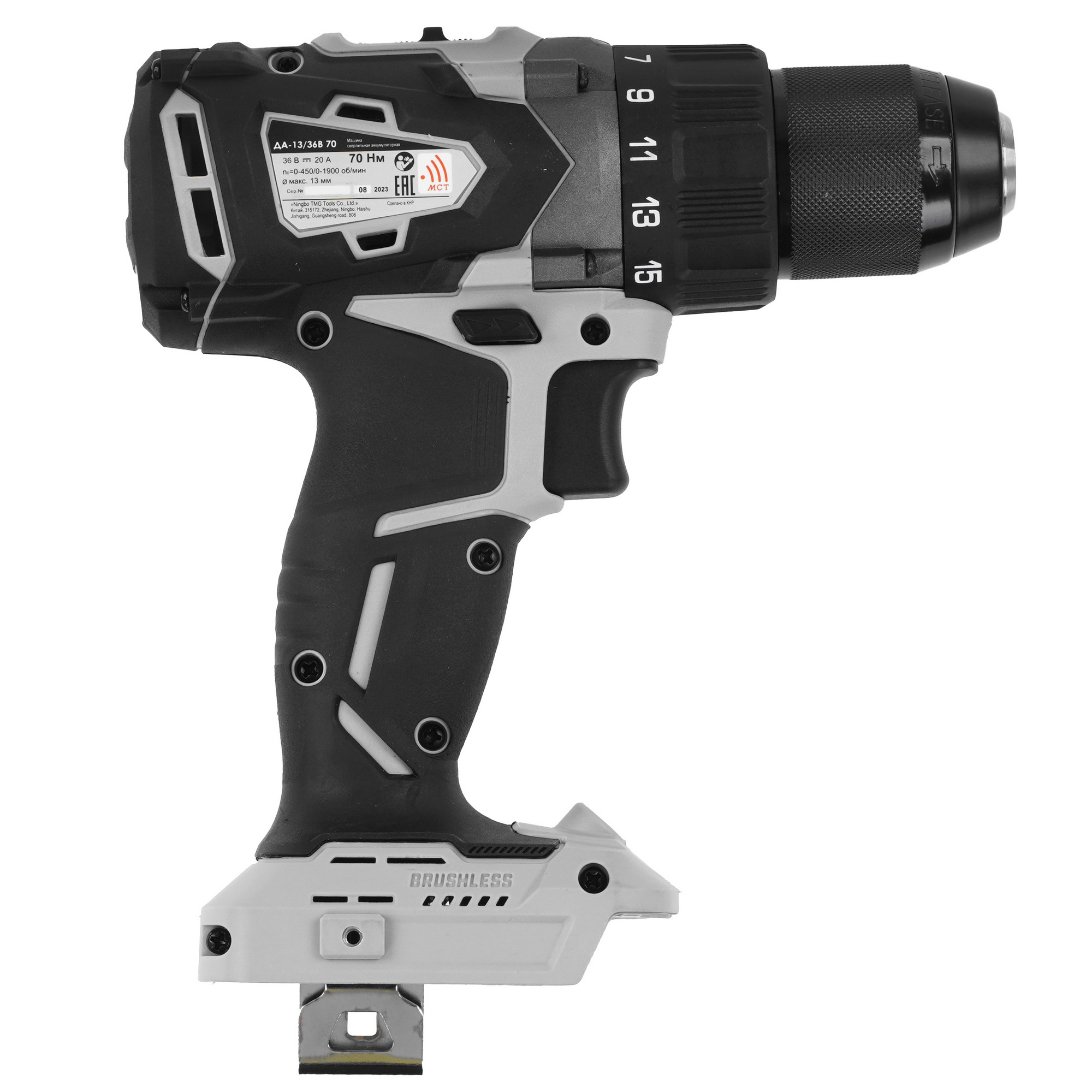 Дрель-шуруповерт Интерскол ДА-13/36В 70   , Без ЗУ, Без АКБ 9150376 STDN-0021859 - Вид №1