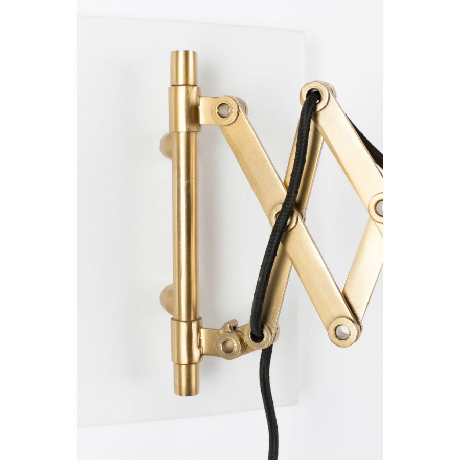 Лампа настенная Sarana, белая White Label Living 5400033 - Вид №4