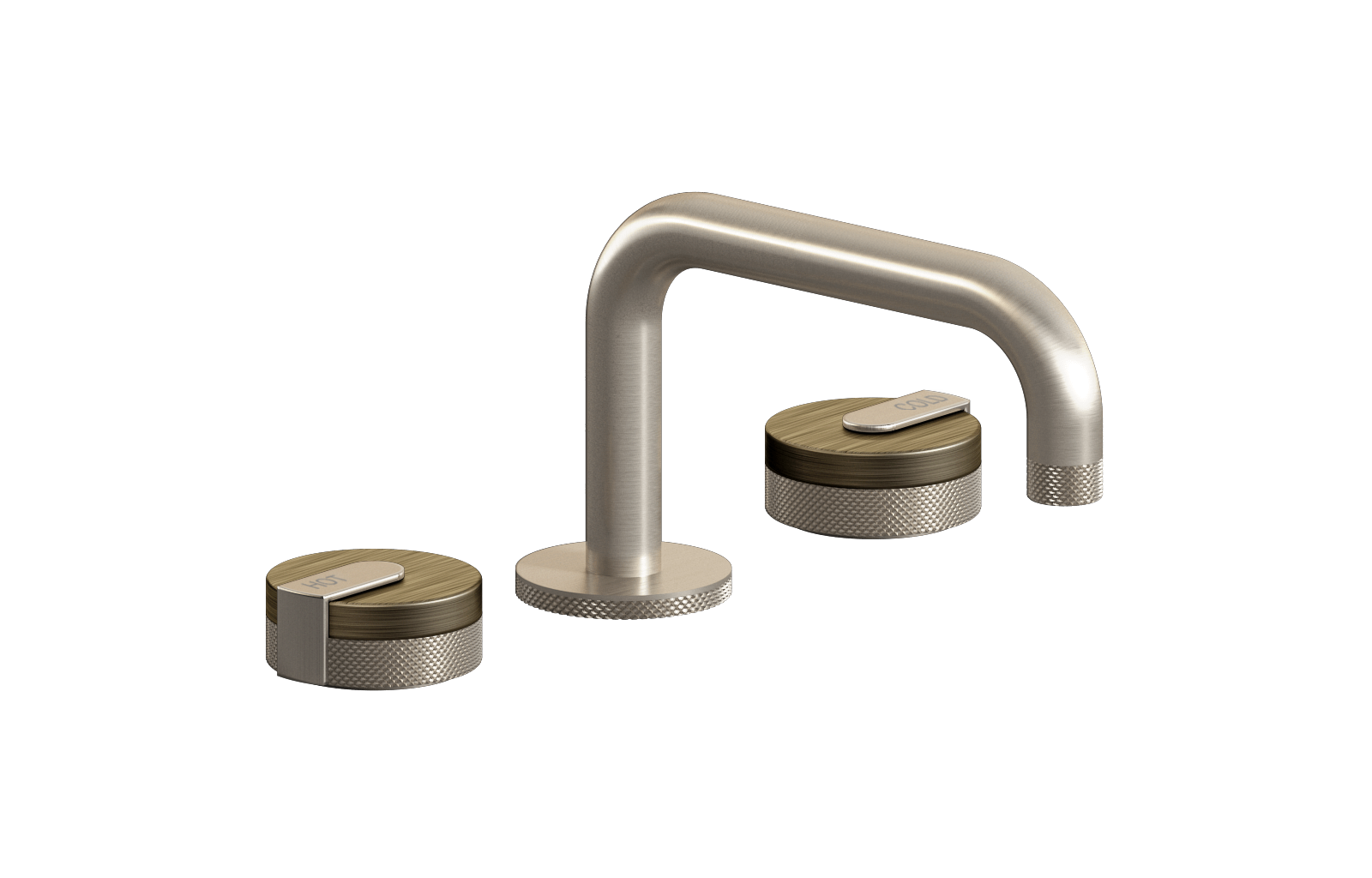 E-11510-R1VBB-L1BNi-BNi Смеситель для умывальника на 3 отвертия GRAFF MOD+