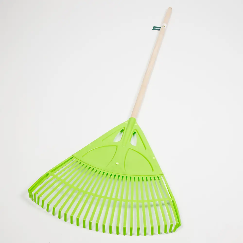 Грабли веерные BEGINIA 27 зубьев 177 см пластик с черенком STLM-2044236 - Вид №2