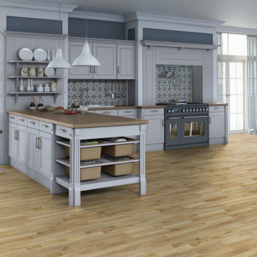 Паркетная доска Tarkett Дуб айвори браш 3100200004 - Вид №3