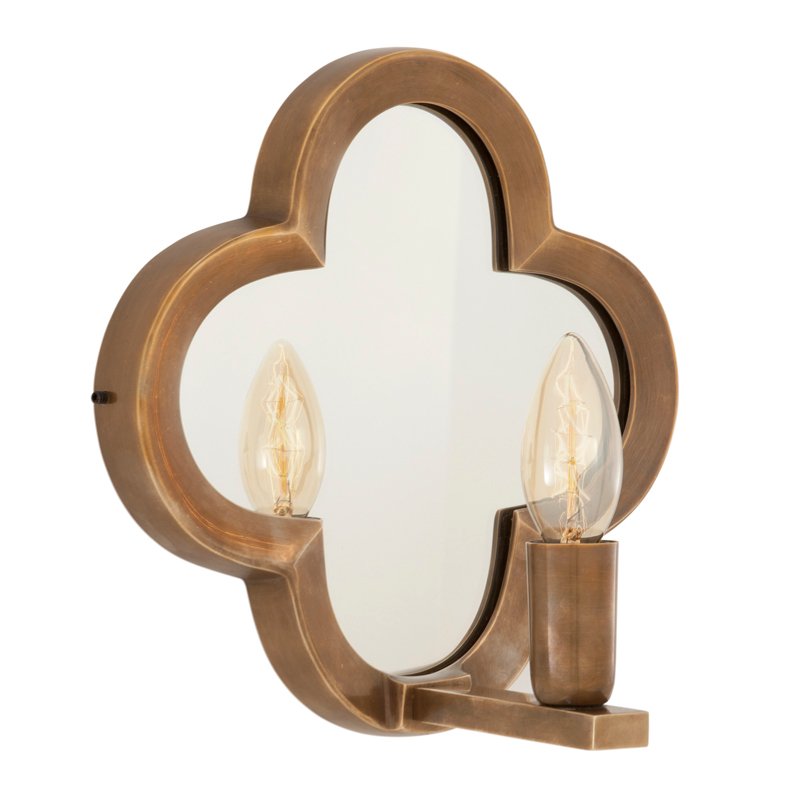 Бра West Lake от Eichholtz латунь 108585 EICHHOLTZ СВЕЧА 059719 Бежевый;зеркальный  - Вид №1