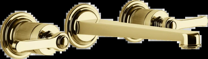 Группа умывальников 65091 246 Gessi Venti20 ЗОЛОТОЙ PVD