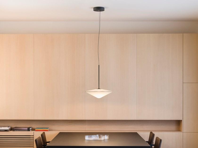 Vibia Светодиодный подвесной светильник прямого света из стали и стекла Tempo sun-id-1386351 - Вид №2
