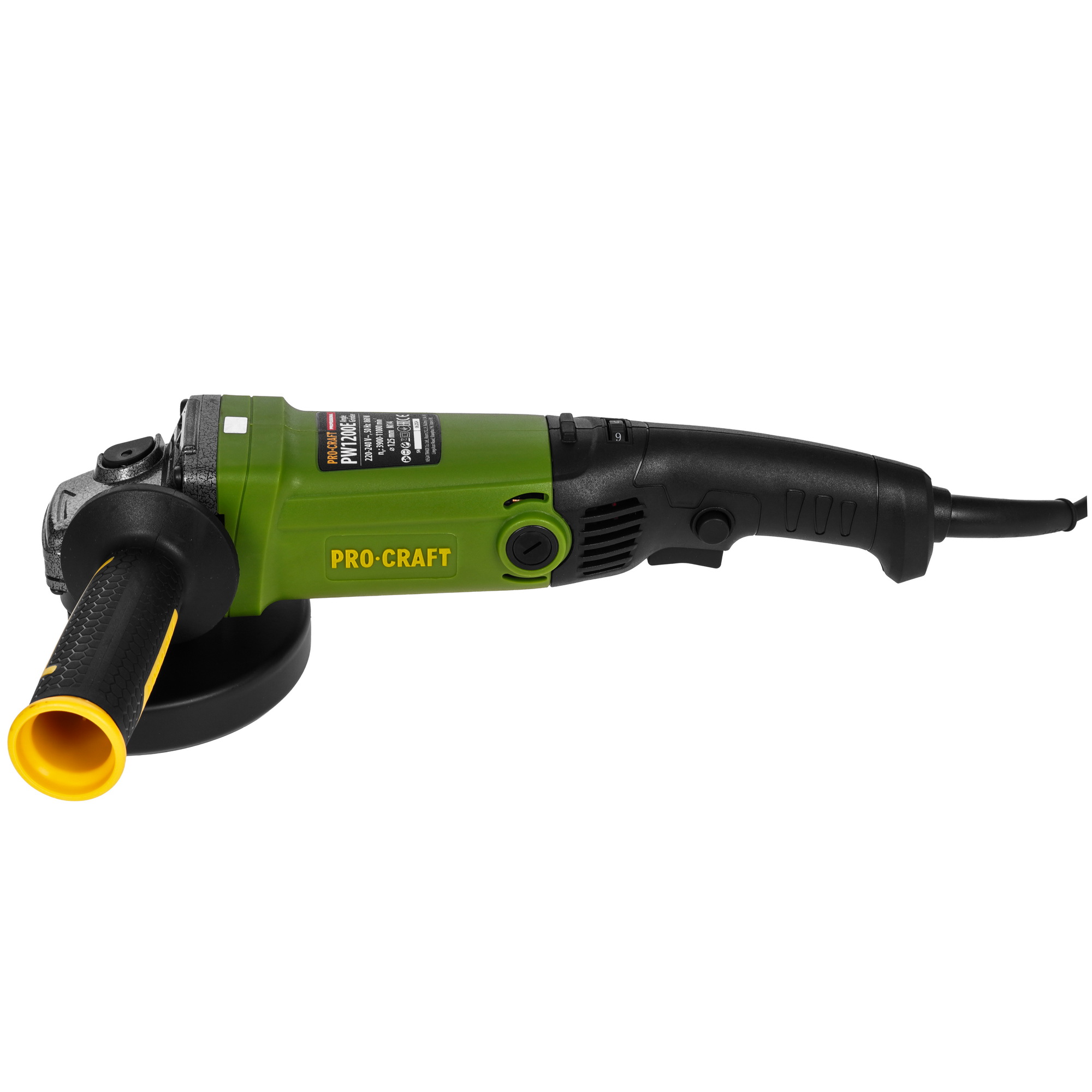 Углошлифовальная машина (УШМ) Procraft PW1200E 9277929 STDN-0059408 - Вид №2