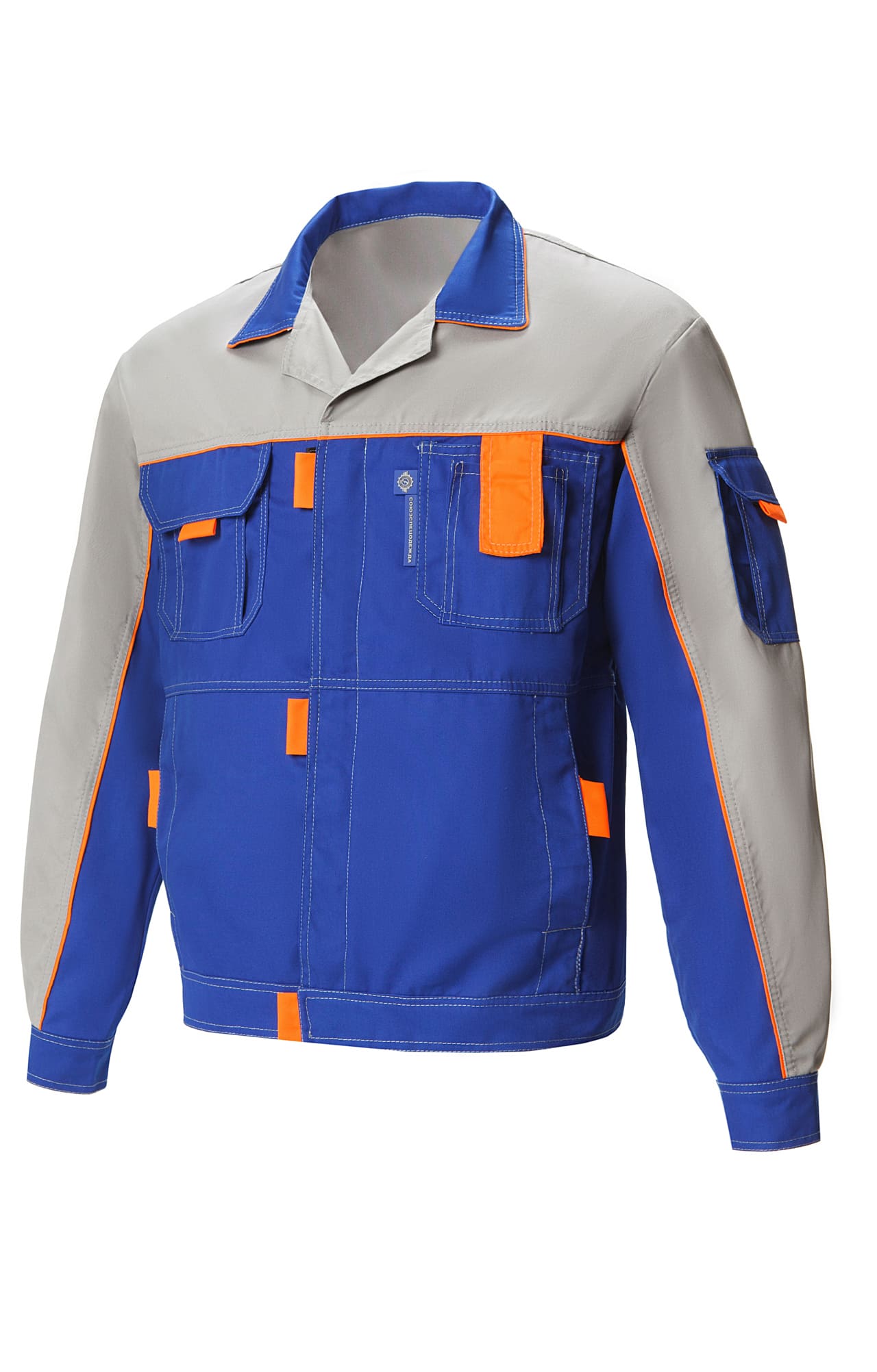 65236 Костюм "Профессионал-1" василек-светло-серый  Летняя спецодежда  размер 60-62/182-188  - Вид №1