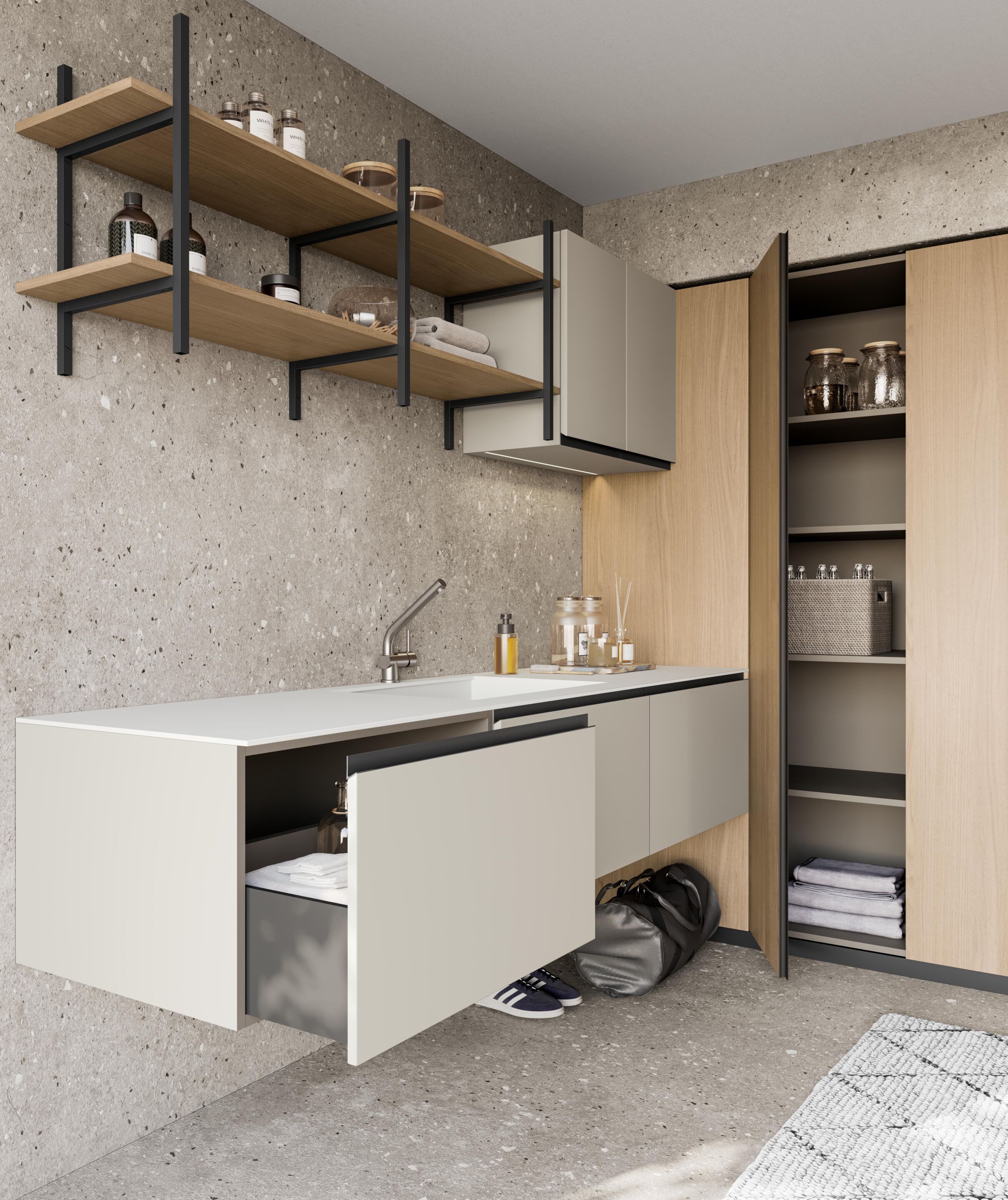 Шкаф для стиральной машины Birex IDROBOX COMP.4 ARCH-00115200 - Вид №2