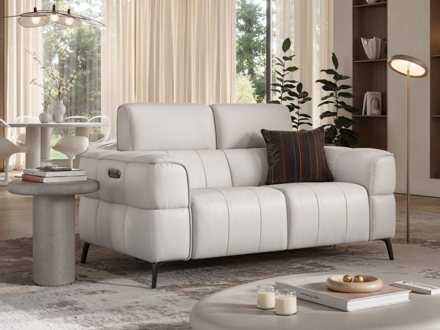 2-местный кожаный диван Sofanella Mezzano ARCH-00108127 - Вид №4