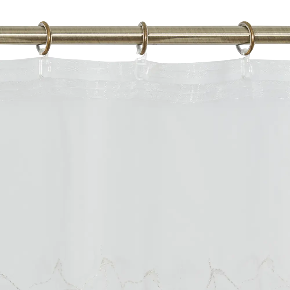 Тюль на ленте «Геометрия» 300x280 см цвет экрю MIAMOZA STLM-2136868 - Вид №5