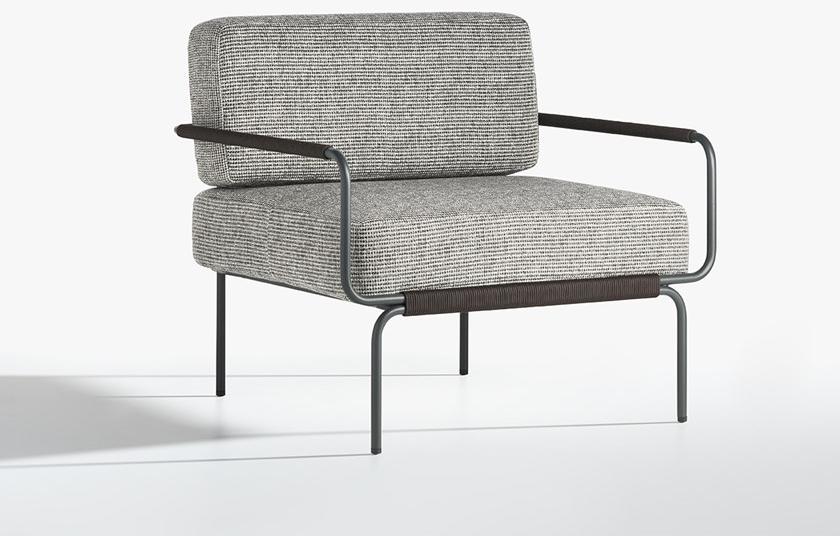 Potocco Садовое кресло с подлокотниками, обитое тканью June 921/pl - Вид №1