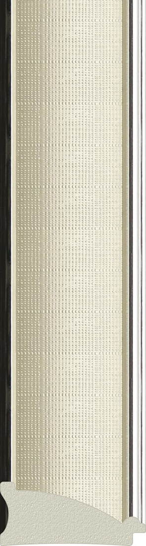 BY 7627 Зеркало в багетной раме - белая кожа с хромом 78 mm EVOFORM Definite - Вид №3