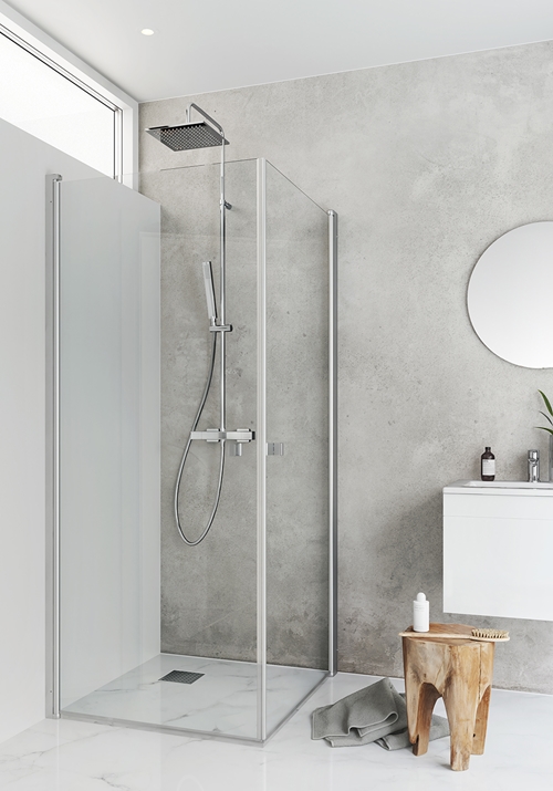 1450435 Igloo Pro Corner Двойное Прозрачное Стекло 80X100 Hafa Прозрачный 