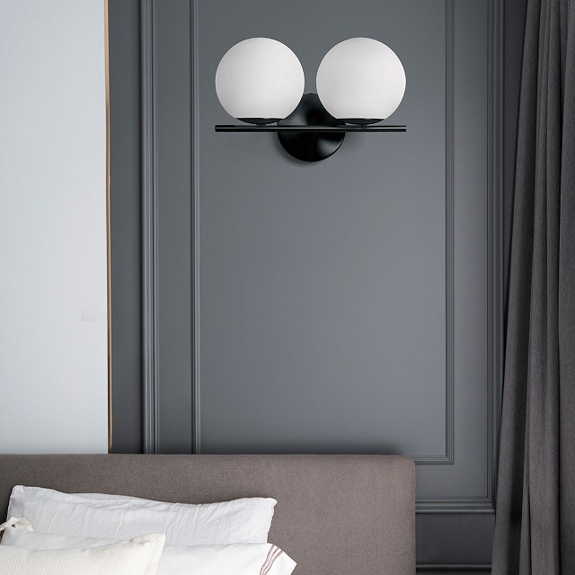 Miloox 1744.208 Настенный светильник с черным каркасом JUGEN. - Вид №1