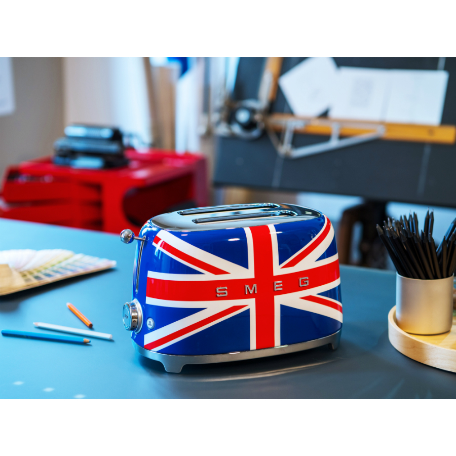 Тостер на 2 ломтика TSF01, британский флаг Smeg TSF01UJEU - Вид №15