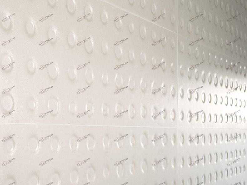 CERAMICA SANT'AGOSTINO Объемная белая плитка для стен Metrochic sun-id-1381075
