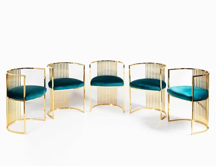 Латунный стул с мягким сиденьем Galbiati Exclusive Interiors ARCH-00043278 - Вид №5