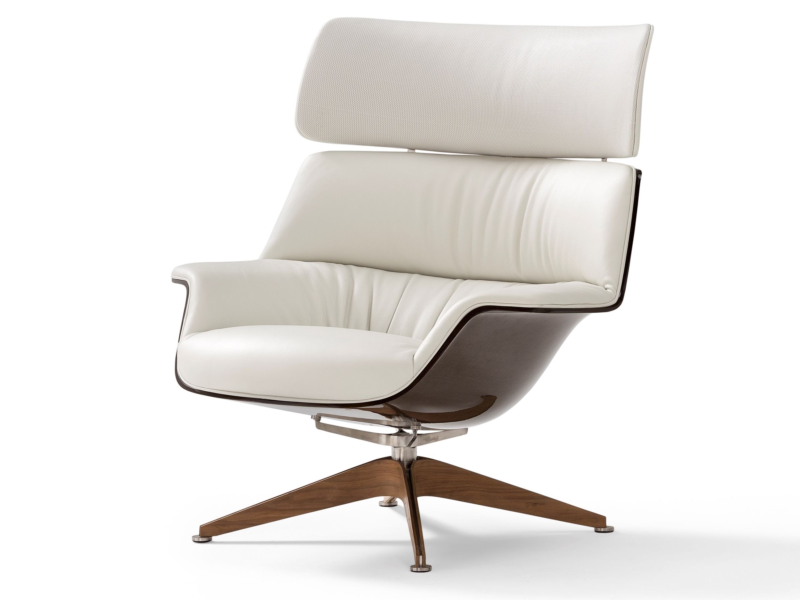 Спицевое вращающееся кресло с высокой спинкой Amura Coach ARCH-00090811 - Вид №10