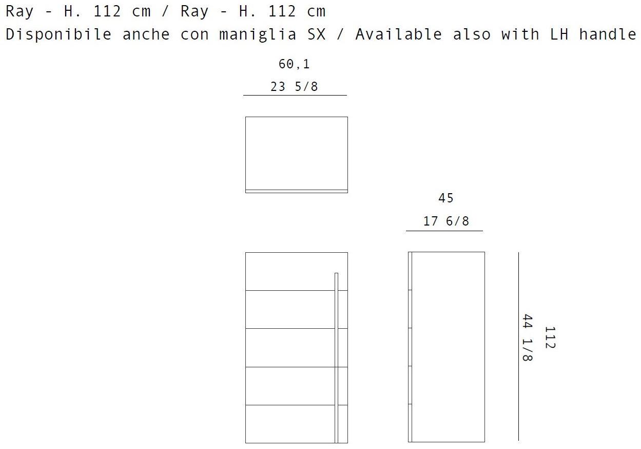 Лакированный комод со встроенными ручками Ray Santreyd sun-id-1383352 - Вид №2