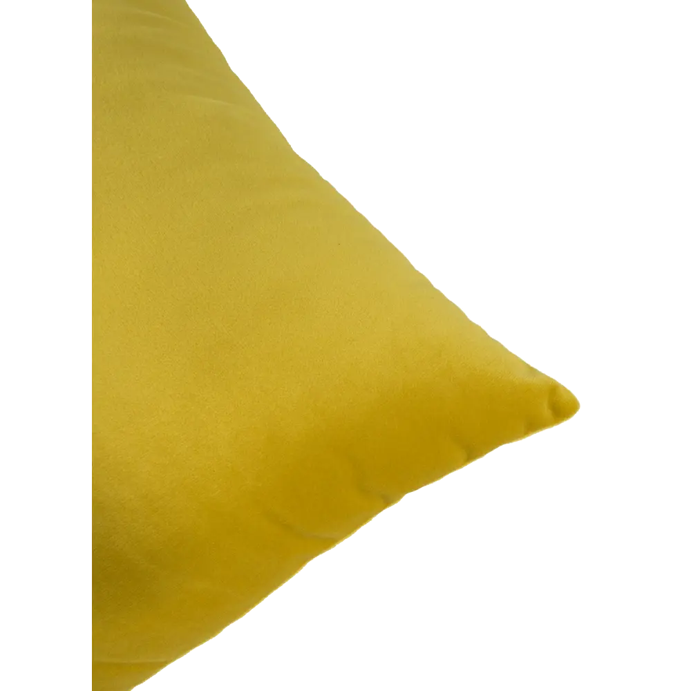 Подушка Бархат 40x40 см цвет желтый LINEN WAY STLM-2198046 - Вид №2