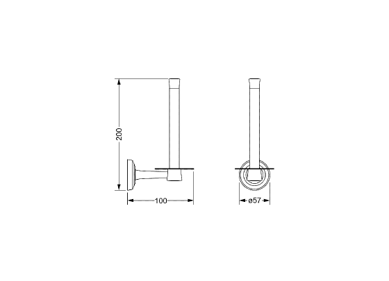 Держатель для запасного рулона туалетной бумаги JOERGER Belledorновинка 631.00.015.000 - Вид №1