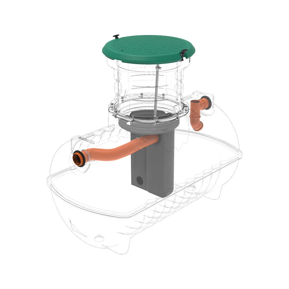 Септик трехкамерный Rostok Ground 4 1800 литров 660 л/сутки STLM-2071308 - Вид №6