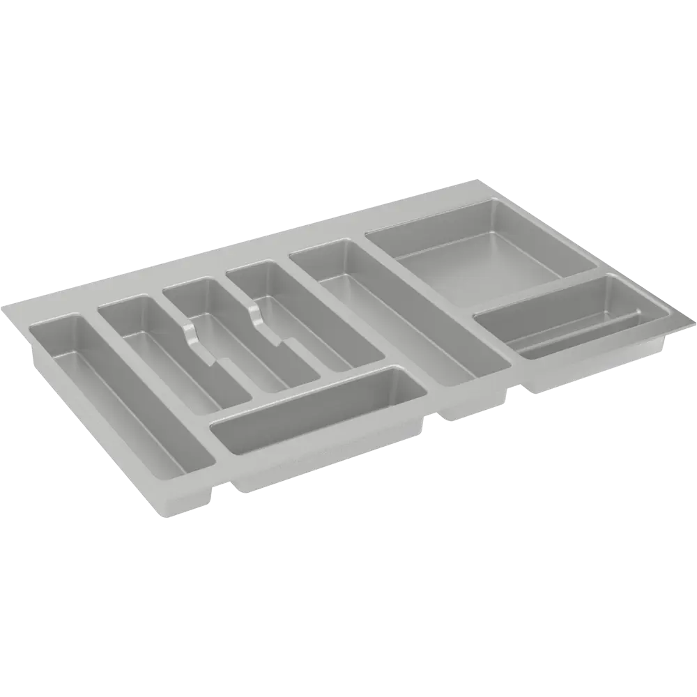 Лоток для столовых приборов Delinia 48.6x4.5x72.6 см пластик цвет серый STLM-2105673 - Вид №2