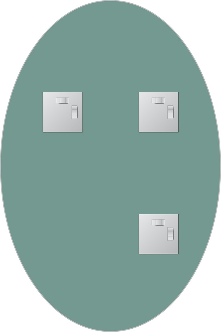 BY 0027 Зеркало со шлифованной кромкой EVOFORM Primary - Вид №2