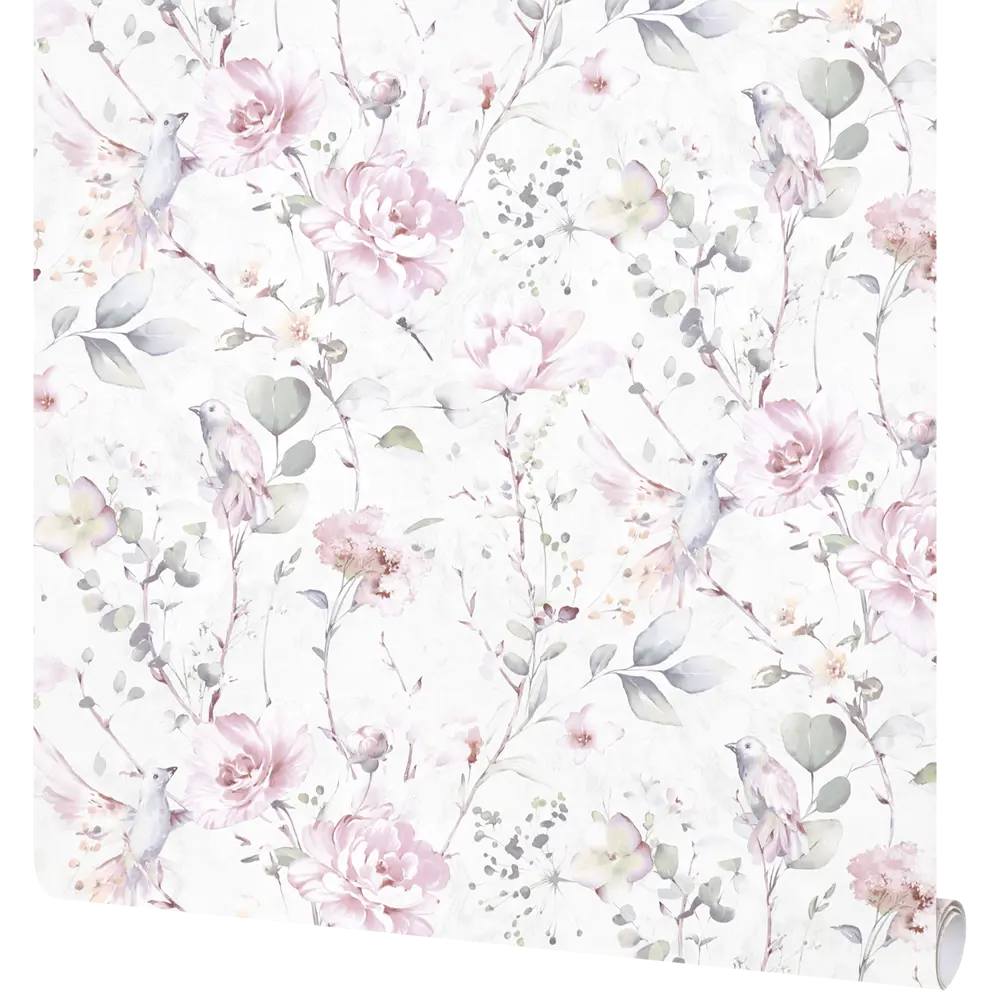 Обои флизелиновые Ateliero Garden розовые 1,06х10 м At283241 STLM-2205168